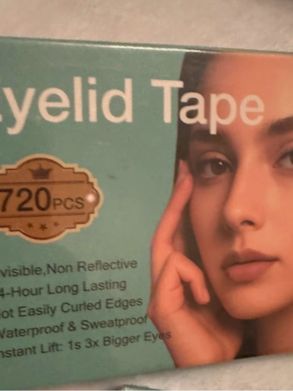 Bundle Eyelid Tape Strips - Invisible Lash Lift Tape, shadow, mascara